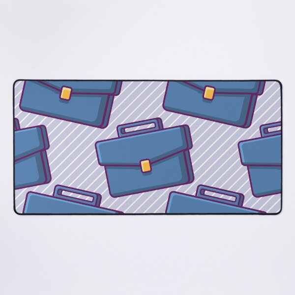 Item preview, Retro Blue Briefcase Pattern designed and sold by werezu.