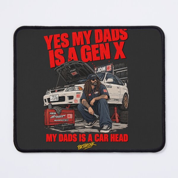 Item preview, Yes My Dads Is A Gen X My Dads Is A Car Head - JDM Tuner Dad Art designed and sold by BRTHRCNK01.