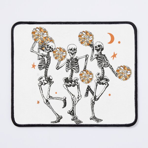 Item preview, Skeleton Cheerleading Dancing Halloween Cheerleader Spooky T-Shirt designed and sold by Cafe18.