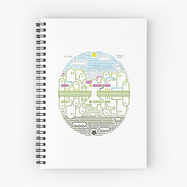 Item preview, Retro Pixel Mario World 3 2 Gaming Landscape Art designed and sold by reishaval.