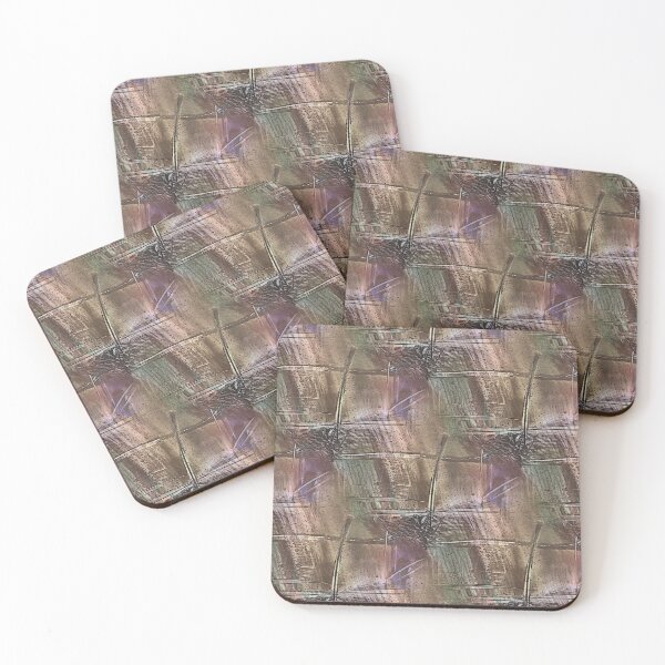 Item preview, Grunge Cross Abstract in Brown and Purple designed and sold by Artistestella.