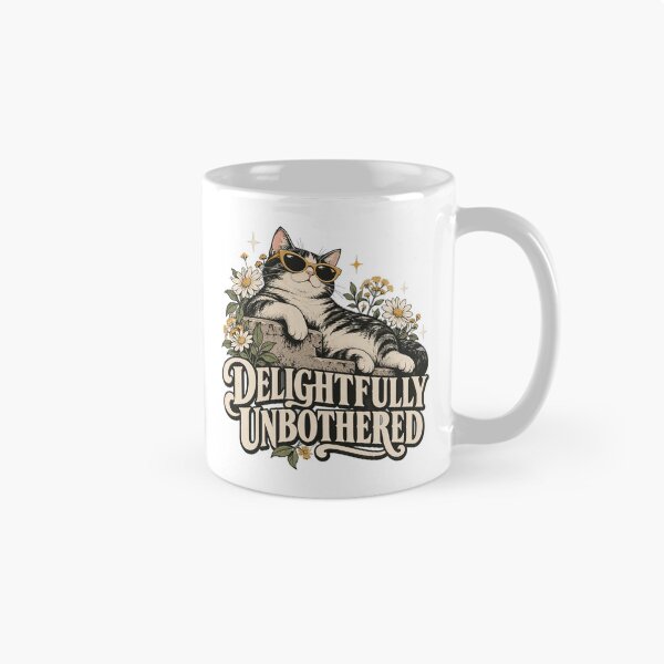 Item preview, Delightfully Unbothered Cat Sunglasses Vintage designed and sold by markymaarty.
