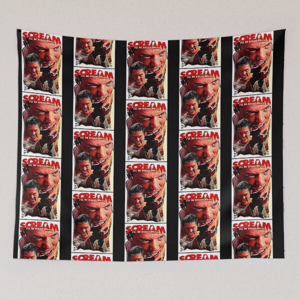 Item preview, Scream Stu Macher I'll Be Right Back Vintage Horror designed and sold by Mystic-Misfitse.