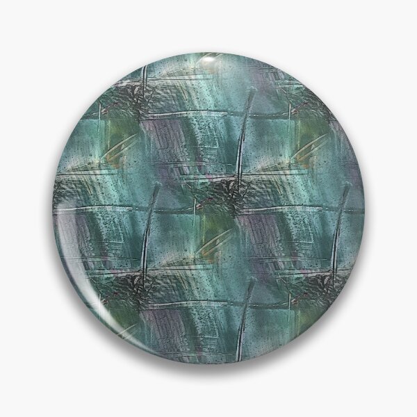 Item preview, Grunge Cross Abstract in Teal and Green designed and sold by Artistestella.