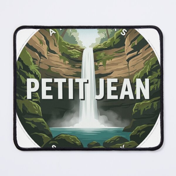 Item preview, Petit Jean State Park Arkansas Cedar Falls Round Badge Sticker designed and sold by DetourDgn.