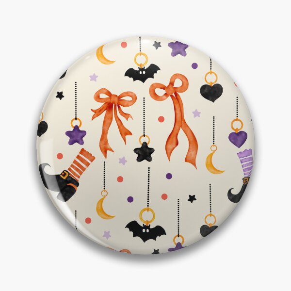 Item preview, Cute Halloween Bows and Hanging Decorations Seamless Pattern designed and sold by i-have-idea.