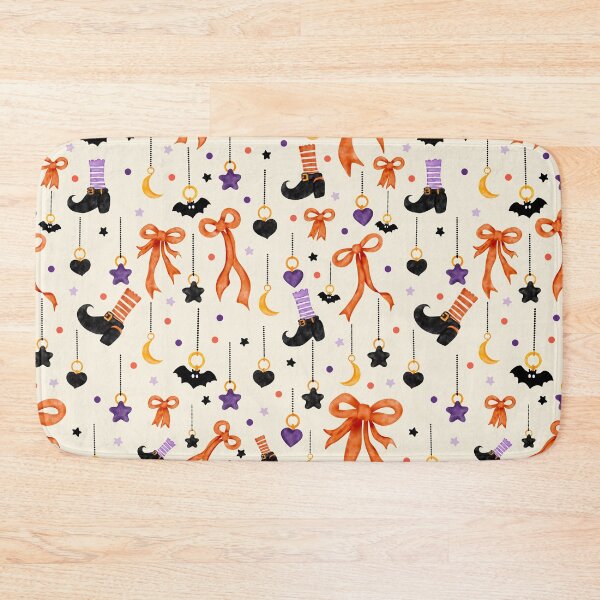 Item preview, Cute Halloween Bows and Hanging Decorations Seamless Pattern designed and sold by i-have-idea.