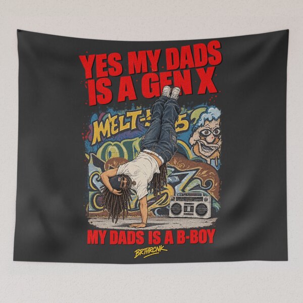 Item preview, Yes My Dads Is A Gen X My Dads Is A B-Boy - Breakdance Dad Art designed and sold by BRTHRCNK01.