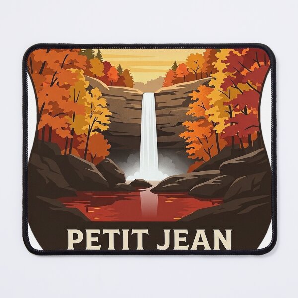 Item preview, Petit Jean Cedar Falls Autumn Crest Sticker Arkansas State Park designed and sold by DetourDgn.
