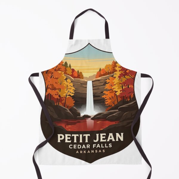 Item preview, Petit Jean Cedar Falls Autumn Crest Sticker Arkansas State Park designed and sold by DetourDgn.