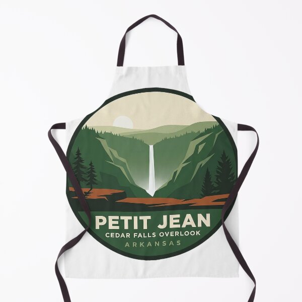 Item preview, Petit Jean Cedar Falls Overlook Retro Badge Sticker Arkansas designed and sold by DetourDgn.