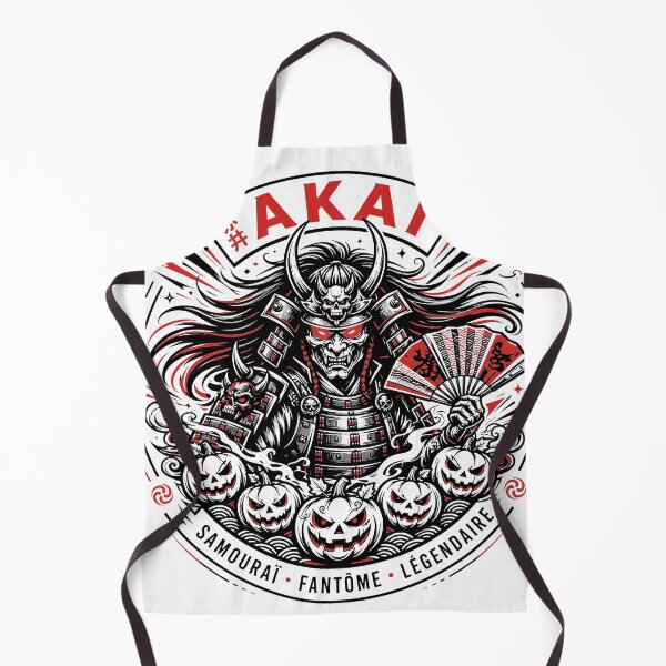 Item preview, AKAI Legendary Ghost Samurai Halloween Oni Pumpkins designed and sold by Tsuiho_art.