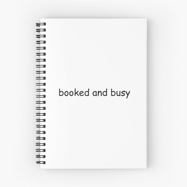 Item preview, Booked And Busy | Bookish | Booktok | Funny designed and sold by The Turquoise Brush.