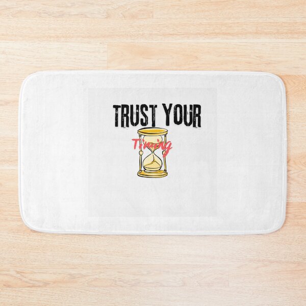 Item preview, Trust Your Timing Inspirational Sticker designed and sold by TheDentalDoodle.