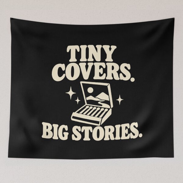 Item preview, Tiny Covers Big Stories Vintage Matchcover Collector Design designed and sold by DreamLayerStudio.