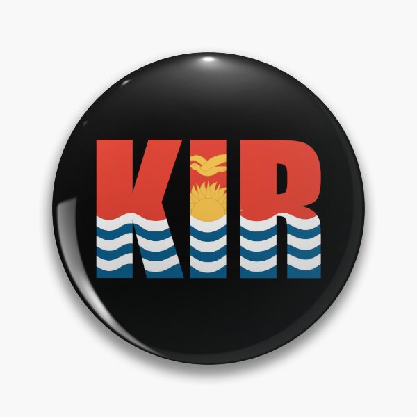 Item preview, Kiribati Flag Initials KI designed and sold by shitpostee.