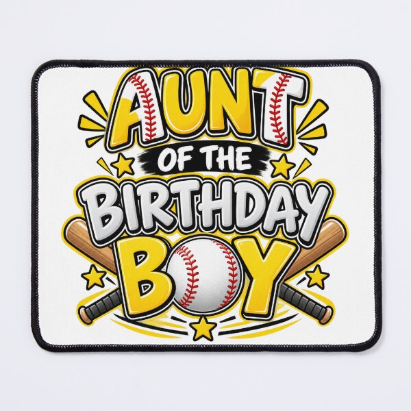 Item preview, Aunt Of The Birthday Boy Baseball Fan Family Celebration designed and sold by drawwiika+44.