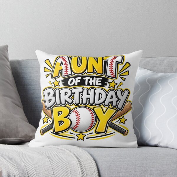 Item preview, Aunt Of The Birthday Boy Baseball Fan Family Celebration designed and sold by drawwiika+44.