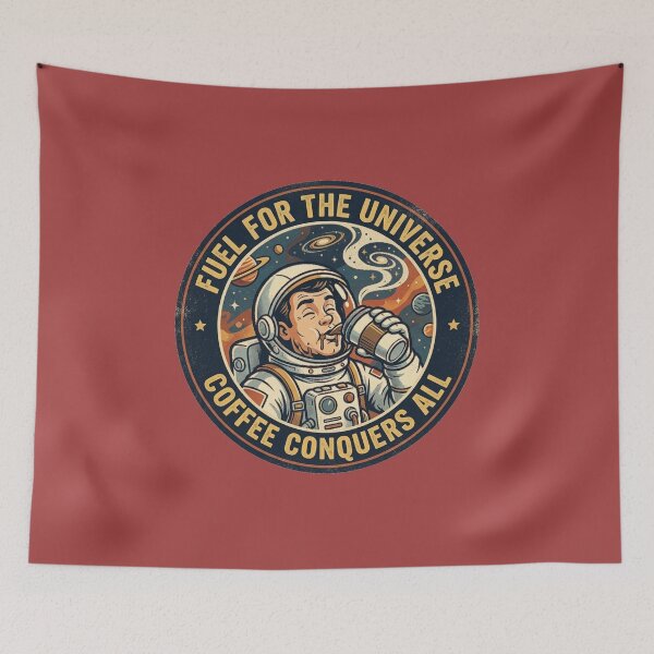 Item preview, Fuel For The Universe - Astronaut Coffee Conqueror designed and sold by ODDSHIFT STUDIO.