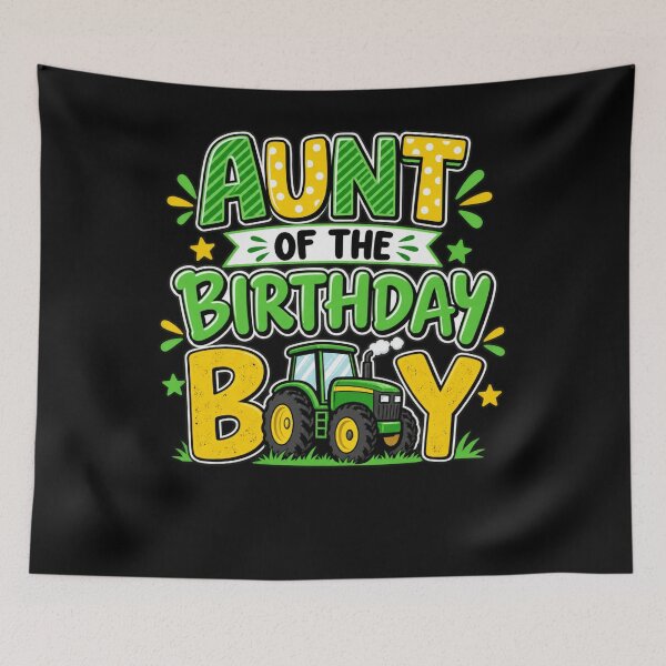 Item preview, Aunt Of The Birthday Boy Tractor Nephew Celebration designed and sold by drawwiika+44.