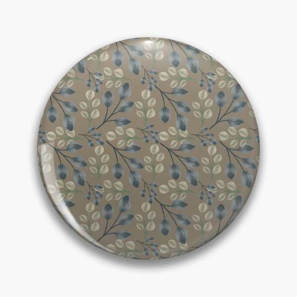 Item preview, Botanical Foliage Muted Earthy Seamless Pattern Art designed and sold by ​Jyoti Digital Artist.