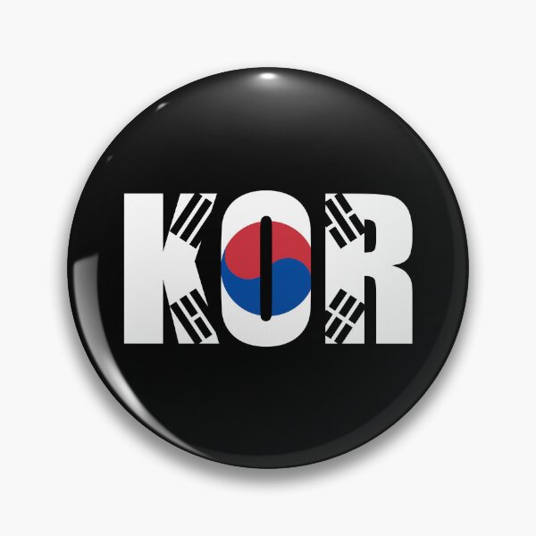 Item preview, Korea, South Flag Initials KR designed and sold by shitpostee.