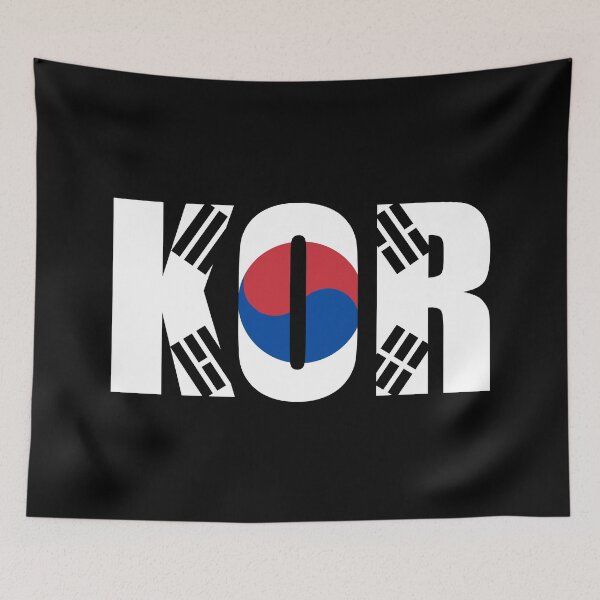 Item preview, Korea, South Flag Initials KR designed and sold by shitpostee.