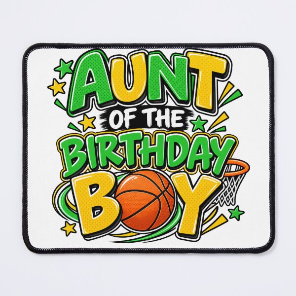 Item preview, Aunt Of The Birthday Boy Basketball Family Celebration designed and sold by drawwiika+44.