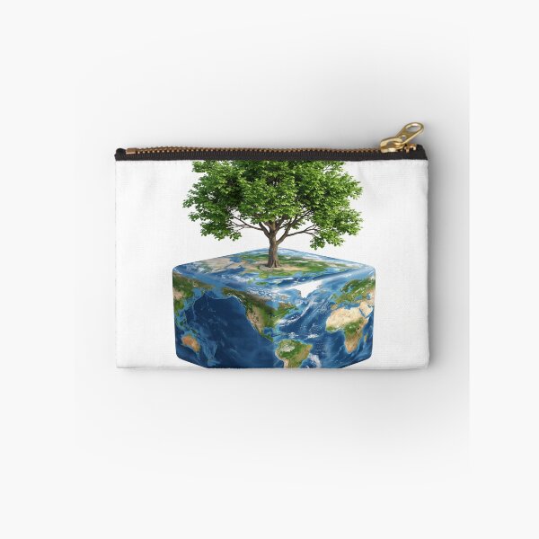 Item preview, A cube earth with a world tree designed and sold by Solomon-Ent-144.