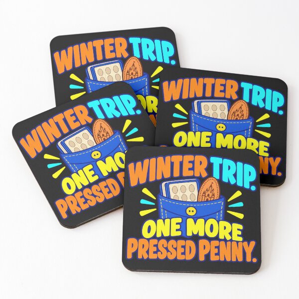 Item preview, Winter Trip One More Pressed Penny Travel Collector designed and sold by DreamLayerStudio.