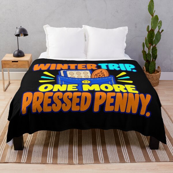 Item preview, Winter Trip One More Pressed Penny Travel Collector designed and sold by DreamLayerStudio.