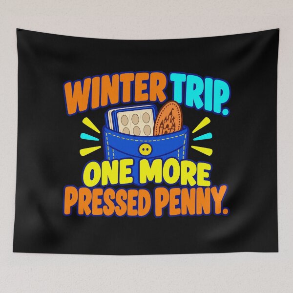 Item preview, Winter Trip One More Pressed Penny Travel Collector designed and sold by DreamLayerStudio.