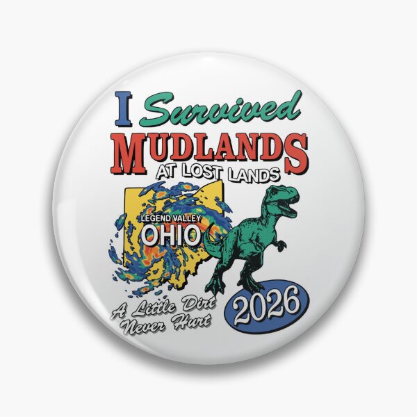 Item preview, i survived mudlands at lost lands designed and sold by Ink-Vine-Studio.