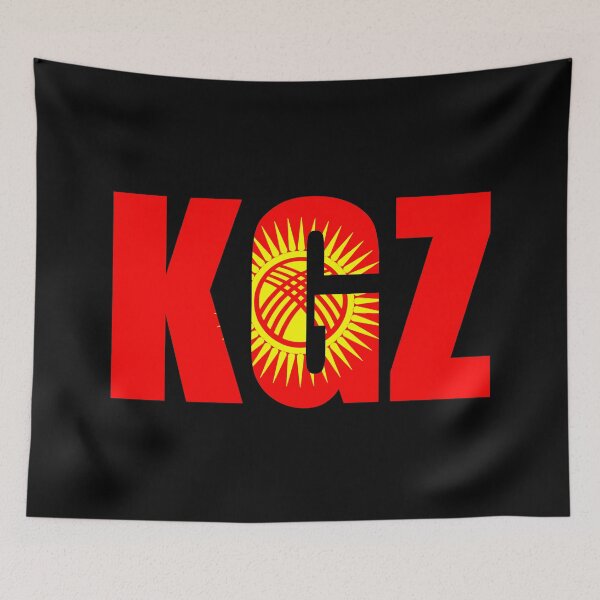 Item preview, Kyrgyzstan Flag Initials KG designed and sold by shitpostee.