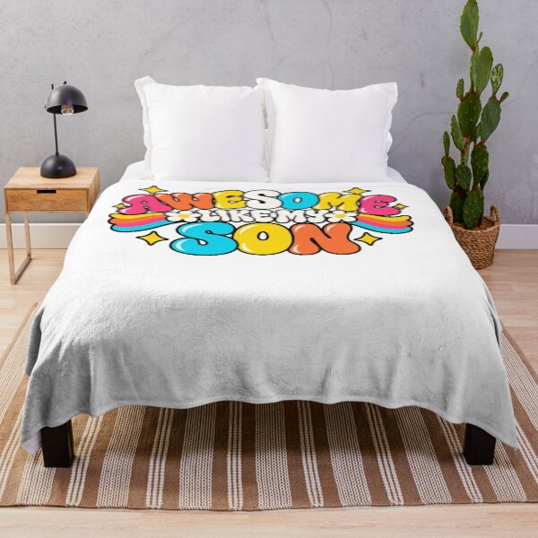 Item preview, Awesome Like My Son Parent Mom Dad Family designed and sold by drawwiika+44.