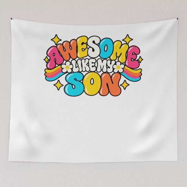 Item preview, Awesome Like My Son Parent Mom Dad Family designed and sold by drawwiika+44.