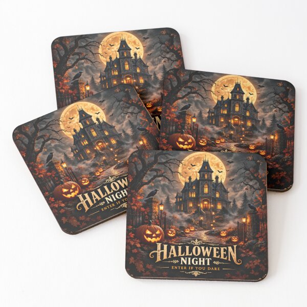 Item preview, Gothic Halloween Haunted Manor designed and sold by PrintBreeze.
