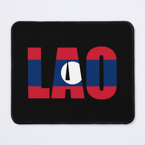 Item preview, Laos Flag Initials LA designed and sold by shitpostee.