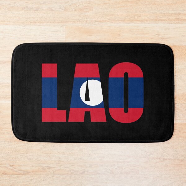 Item preview, Laos Flag Initials LA designed and sold by shitpostee.