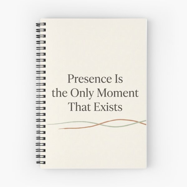 Item preview, Presence Is the Only Moment That Exists | Calm Typography Wall Art designed and sold by Zaramodo.