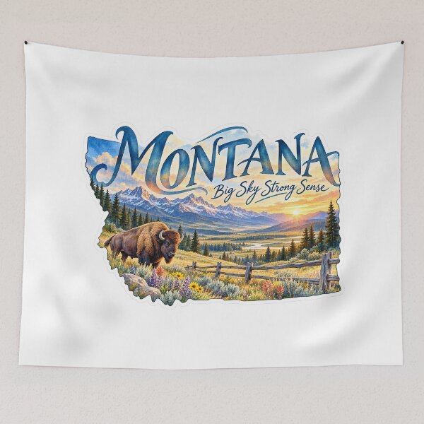 Item preview, Montana Big Sky Strong Sense designed and sold by Whimspired By Paxx.