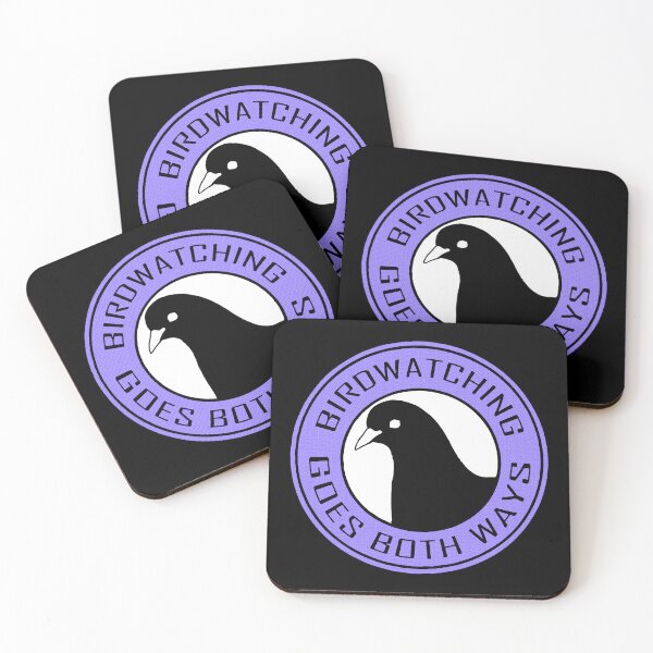 Item preview, Birdwatching Goes Both Ways Pigeon Humor Art designed and sold by reishaval.