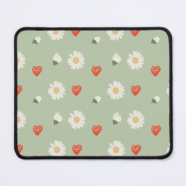 Item preview, Daisy Floral Heart Cute Cottagecore Pattern Gift for Women designed and sold by LafinaArt.