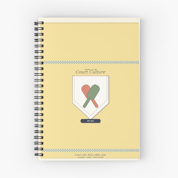 Item preview, Padel Country Club Pastel Crest designed and sold by CourtCultureHQ.