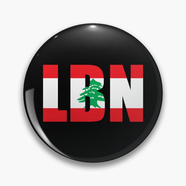 Item preview, Lebanon Flag Initials LB designed and sold by shitpostee.
