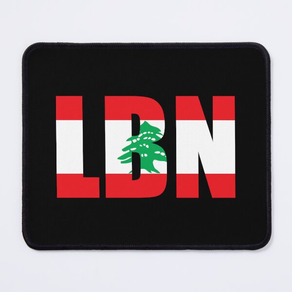 Item preview, Lebanon Flag Initials LB designed and sold by shitpostee.