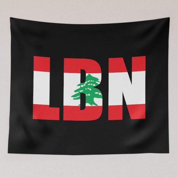 Item preview, Lebanon Flag Initials LB designed and sold by shitpostee.