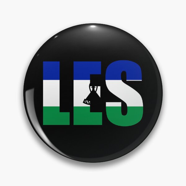 Item preview, Lesotho Flag Initials LS designed and sold by shitpostee.