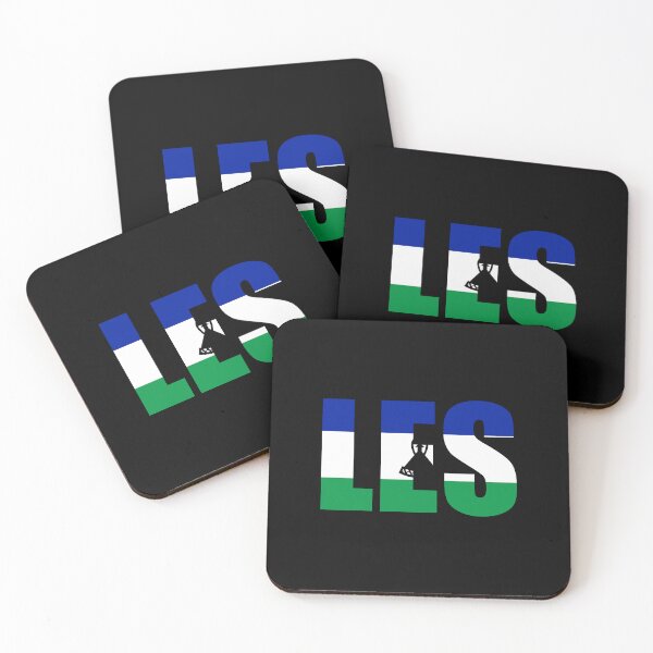 Item preview, Lesotho Flag Initials LS designed and sold by shitpostee.