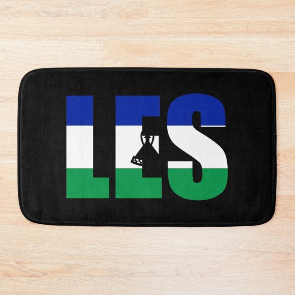Item preview, Lesotho Flag Initials LS designed and sold by shitpostee.